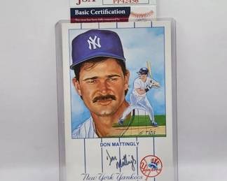DON MATTINGLY AUTOGRAPHED ITEM
