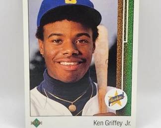 1989 UPPER DECK KEN GRIFFEY JR ROOKIE CARD. CLEAN