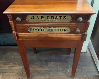 J&P Coats spool cabinet 