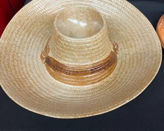 Chip and dip hat bowl 