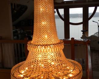 crystal rotating chandelier