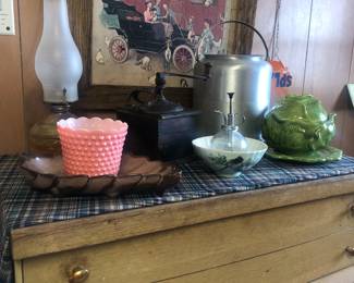 Antique coffee grinder