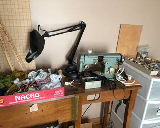 Two sewing machines