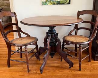 Victorian library table