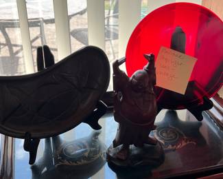 Vintage railroad stoplight lens