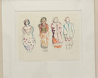 Some with tabs, some without, all part of an ongoing exploration of who we are-persona, costume, and identity-rooted in childhood play with paper dolls.