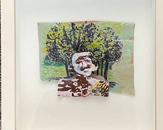 These three pieces of significantly different size and materials relate to the destruction of cultural artifacts by ISIS. Nature becomes the protector.