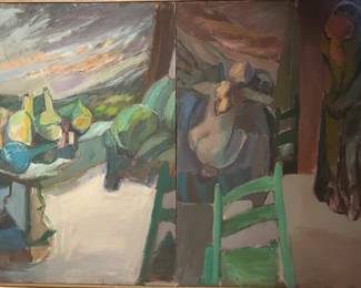 diptych about 4x6'