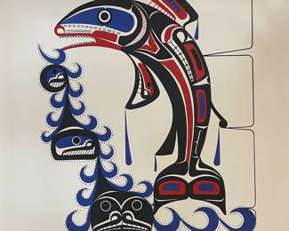 Inuit print by Patrick Amos