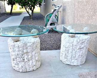 Pair of postmodern tables
$750!