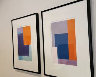 Marco Casentini abstract paintings 2001, untitled “B26”
Alkyd on paper
These are signed
Asking $1750 each
They measure about 38Hby 30W
Artwork itself measures 23 x 17
Matted, framed professionally