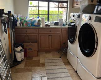 Cleaning supplies!!! So many