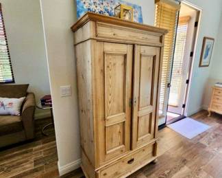Nice pine armoire!