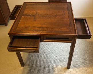 4 Drawer Gaming Table - showing the 4 drawers.