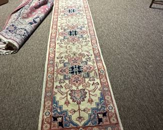 #76	Hand-Knotted 100% Wool - Made in Romania Runner Rug approx. 20' L x 31"W	 $200.00 
