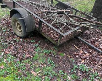 #66	One Axle Utility Trailer 8'x5' - No electrical 	 $300.00 
