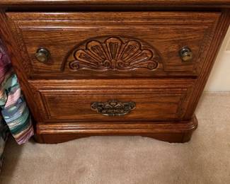 #19 Sumter Cabinet Co. Bedside Table with 2 drawers - 27x17x23 $75.00
