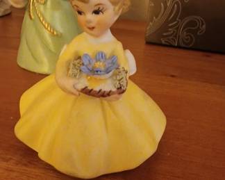 NapcoWare Flower Girl Figurine Bone China