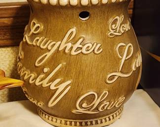 Intertek Ceramic Wax Melter / Warmer: Family, Love, Laughter, Home