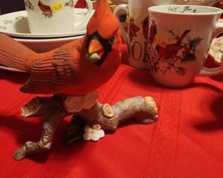 Red Porcelain Cardinal by Avon