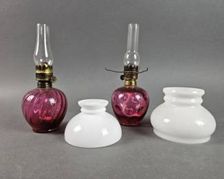 Lot 299 | Mini Red Oil Lamps