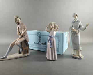 Lot 258 | Vintage Lladro The Midwife & More!
