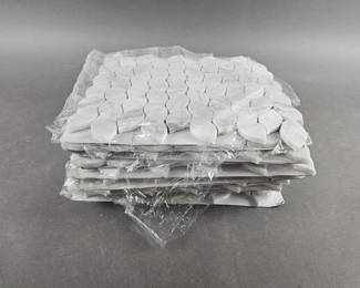 Lot 361 | 12 Sheets of Marble Leaf Mosaic Tiles