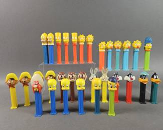 Lot 264 | Vintage The Simpsons and Looney Toons Pez