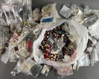 Lot 195 | Large Lot of Beads & Jewelry Making Supplies