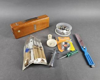 Lot 133 | Vintage Japanese Caligraphy Box & Art Tools