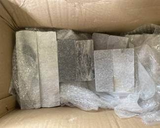 Lot 360 | 3.5 Boxes Of 6"x6" Natural Stacked Stone