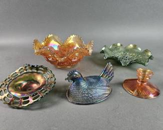 Lot 282 | Lot of Miscellaneous Carnival Glass