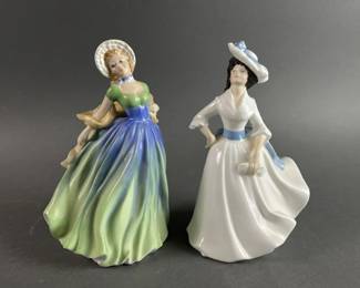 Lot 219 | 2 Vintage Royal Doulton Pretty Ladies