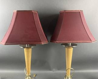 Lot 338 | Pair Of Table Lamps
