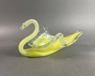 Lot 244 | Vintage Mid Century Blown Glass Swan