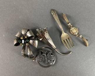 Lot 192 | Vintage Bulova Watch & Sterling Silver