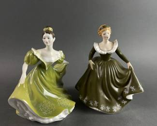 Lot 221 | 2 Vintage Royal Doulton Pretty Ladies