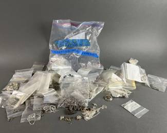 Lot 204 | Sterling Silver Jewelry Making Lot