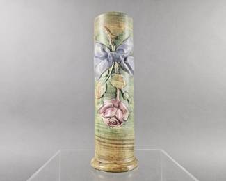 Lot 154 | Vintage Unmarked Weller Flemish Rosebud Vase