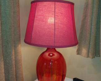 Blenko Lamp LP-10 Tangerine