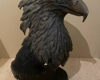 1992 Bronze Sculpture of an American Eagle by Mark Hopkins
