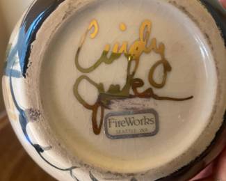 Cindy Jenkins Cat Pottery - Mug and Trinket Dish