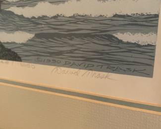 Serigraph “Life Winds" by David Trask