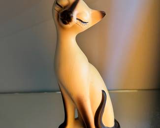 Norcrest Porcelain Siamese Cat Figurine