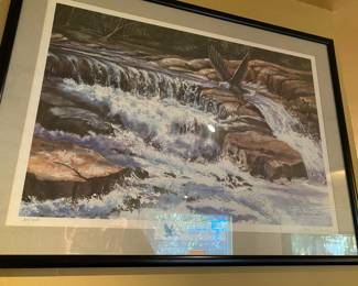 1991 Framed & Matted Print "An American Dream" by Sally R. Simmer