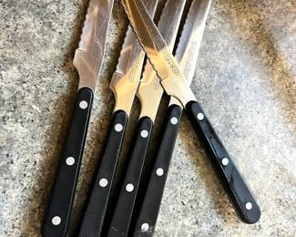 Set of 5 J.A. Henckels Eversharp Steak Knives