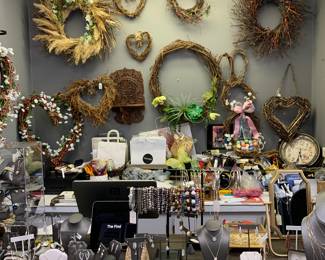 Assorted Jewelry and all wreaths 50% Off! 
$5 on up 