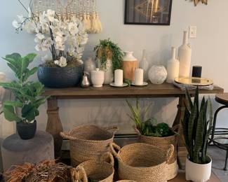 Orchid arrangements and assorted baskets 
$10-100