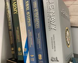 Assorted large collection of military books $25 each new 