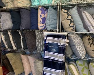 Decorative Pillows $10-15
Plush Blanket Nautical $15
